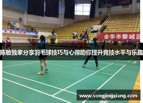 陈敏独家分享羽毛球技巧与心得助你提升竞技水平与乐趣